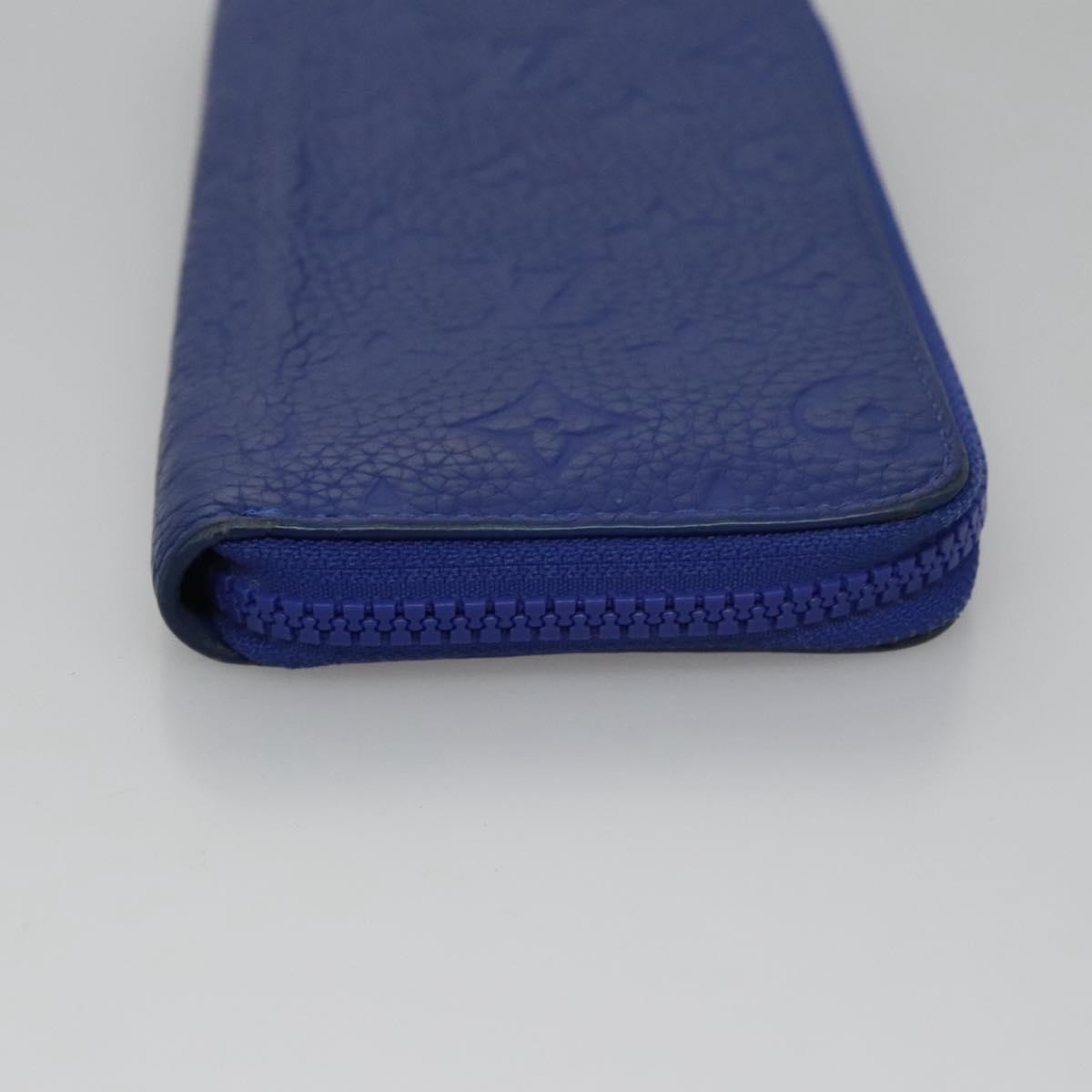 Louis Vuitton Portefeuille Zippy Monogramme Empreinte Monogramme Empreinte Blue Leather Wallets Accessory (Pre-Owned)