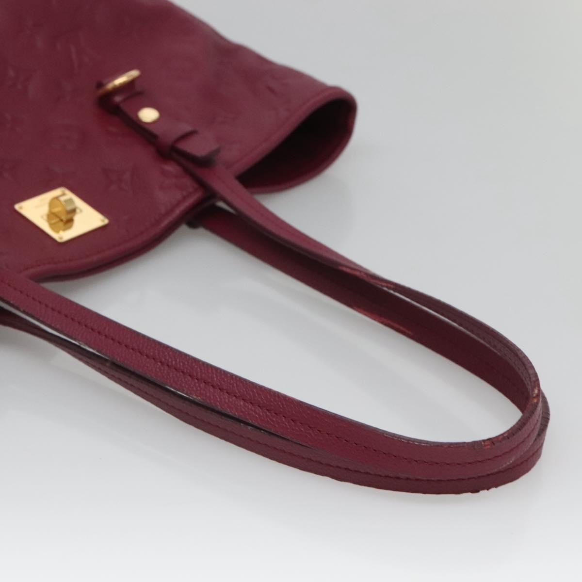 Louis Vuitton Citadine Handbag Monogram Empreinte Leather Purple Leather Tote Bag Bag (Pre-Owned)