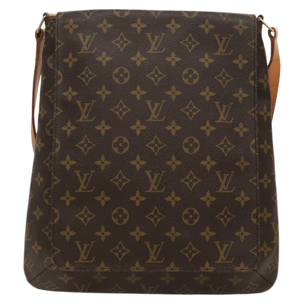 Louis Vuitton Musette Handbag Monogram Canvas Brown Canvas Bag (Pre-Owned)