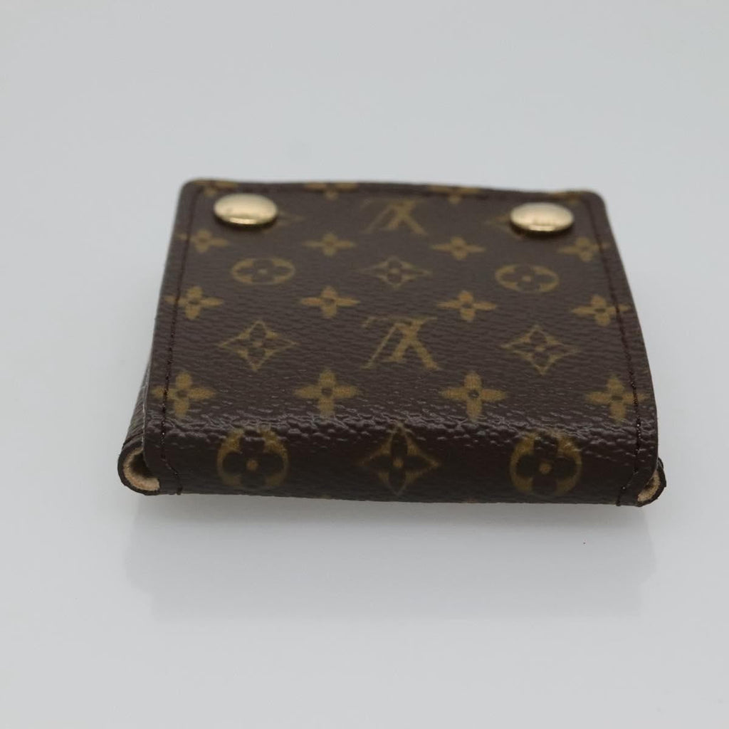 Louis Vuitton Case Jewelry Box Canvas Brown Canvas Wallets Accessory (Pre-Owned)