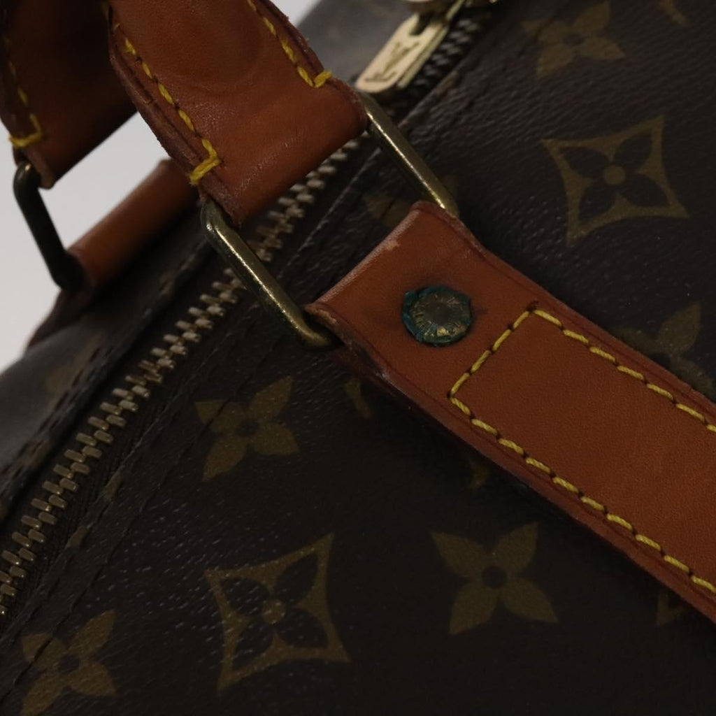 Louis Vuitton Keepall Bandouliere Bag Monogram Canvas Brown Canvas Bag (Pre-Owned)