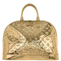 Louis Vuitton Alma Handbag Monogram Miroir Pvc Gold Canvas Handbag (Pre-Owned)