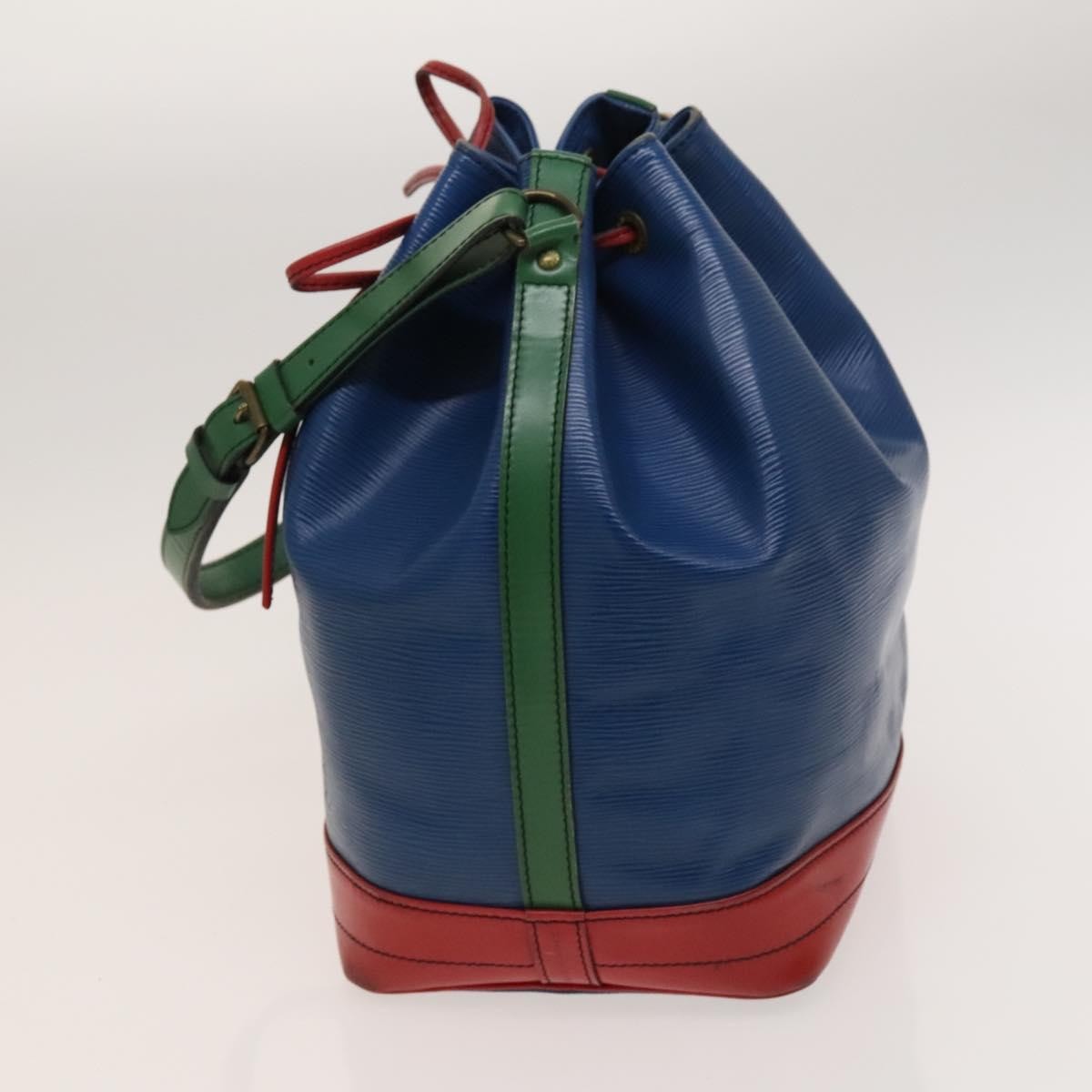 Louis Vuitton Tricolor Noe Handbag Epi Leather Blue Leather Bag (Pre-Owned)