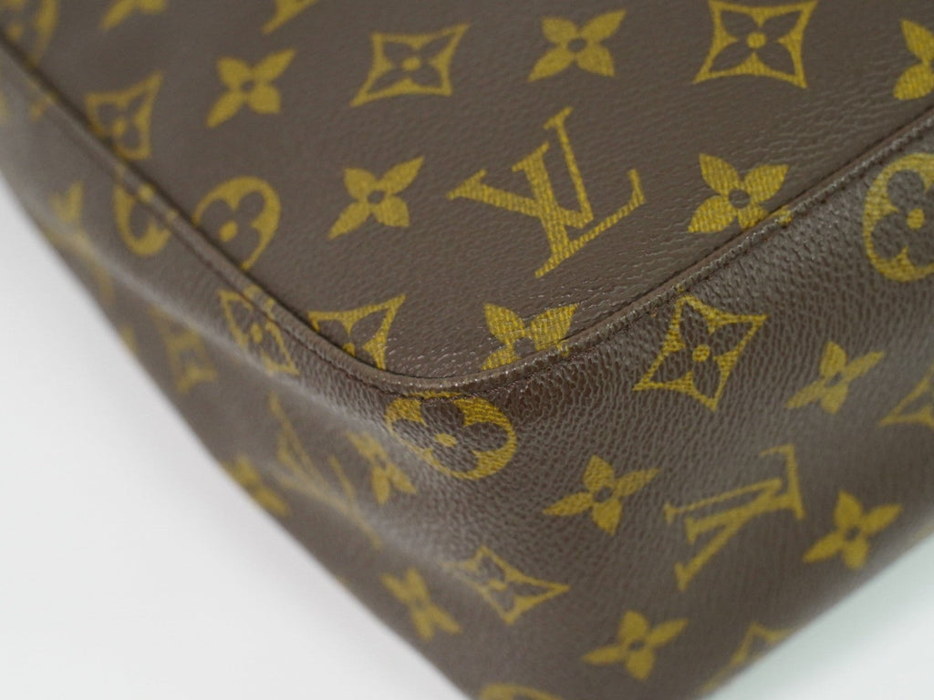Louis Vuitton Monogram Looping Handbag Monogram Canvas Brown Canvas Shoulder Bag Bag (Pre-Owned)