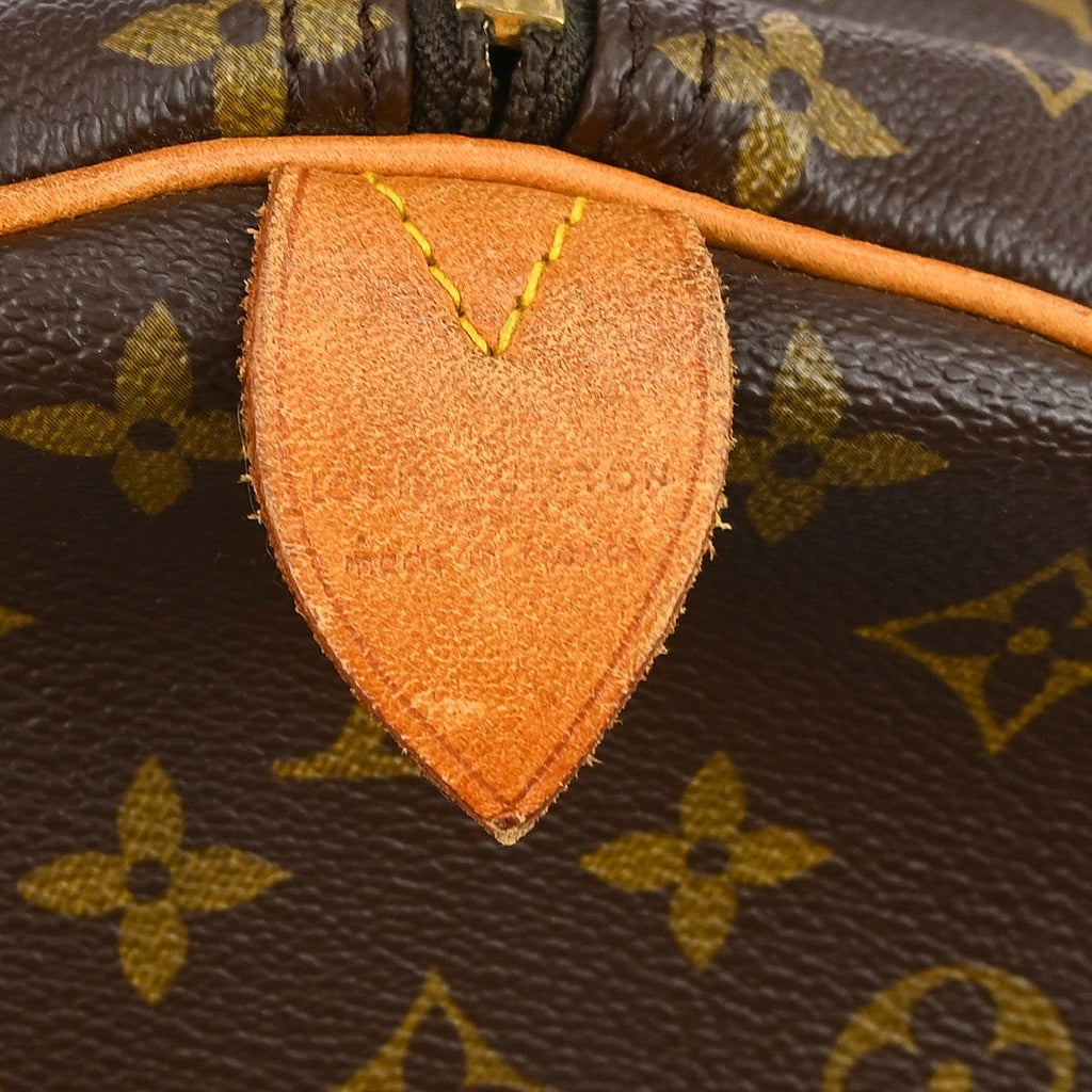 Louis Vuitton Keepall Bag Monogram Canvas Brown Canvas Travel Bag Bag (Pre-Owned)