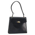 Louis Vuitton Opera Line Spartan Bag Leather Black Leather Handbag (Pre-Owned)