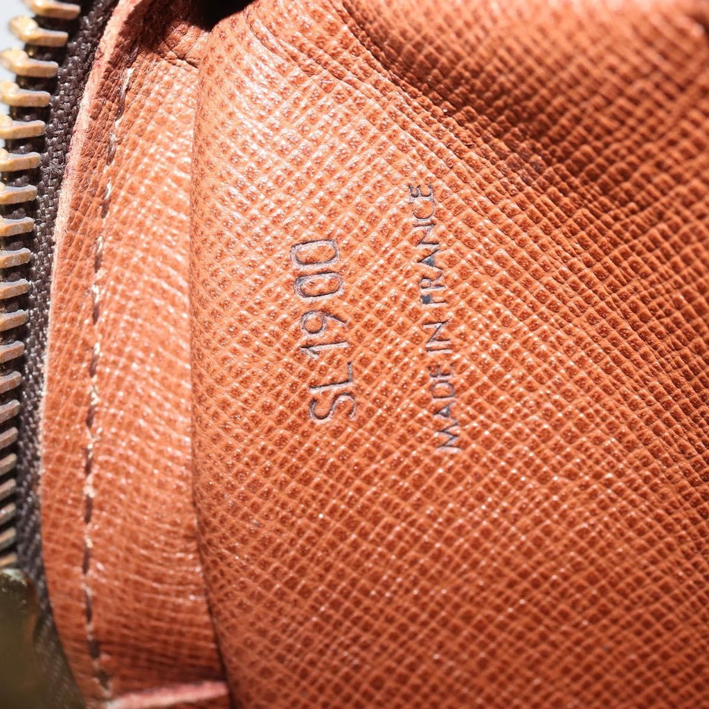 Louis Vuitton Danube Handbag Monogram Canvas Brown Canvas Shoulder Bag Bag (Pre-Owned)