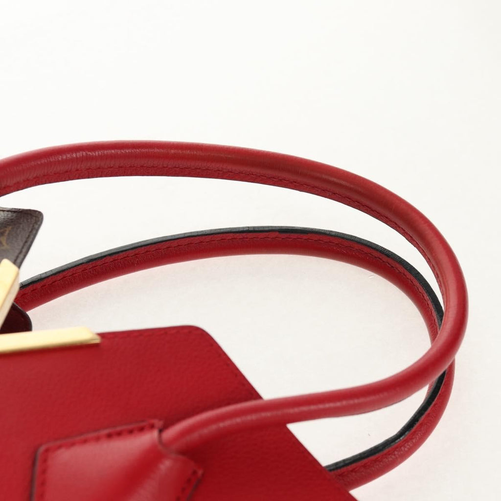 Louis Vuitton Kimono Handbag Monogram Canvas And Leather Red Canvas Handbag (Pre-Owned)