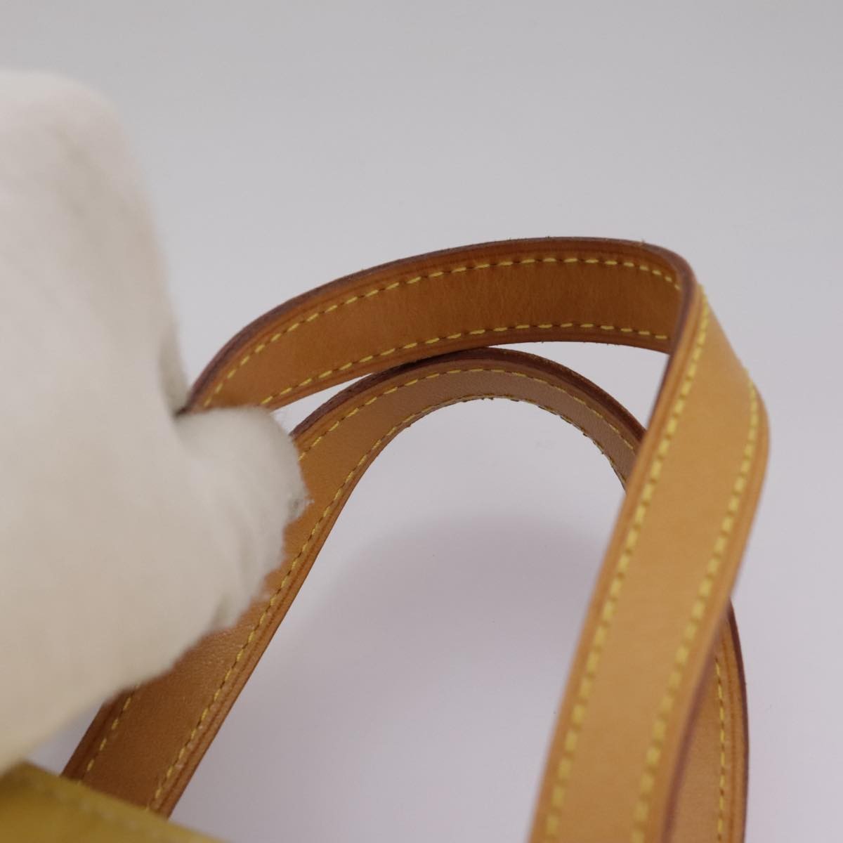 Louis Vuitton Reade Handbag Monogram Vernis Beige Patent_Leather Handbag (Pre-Owned)