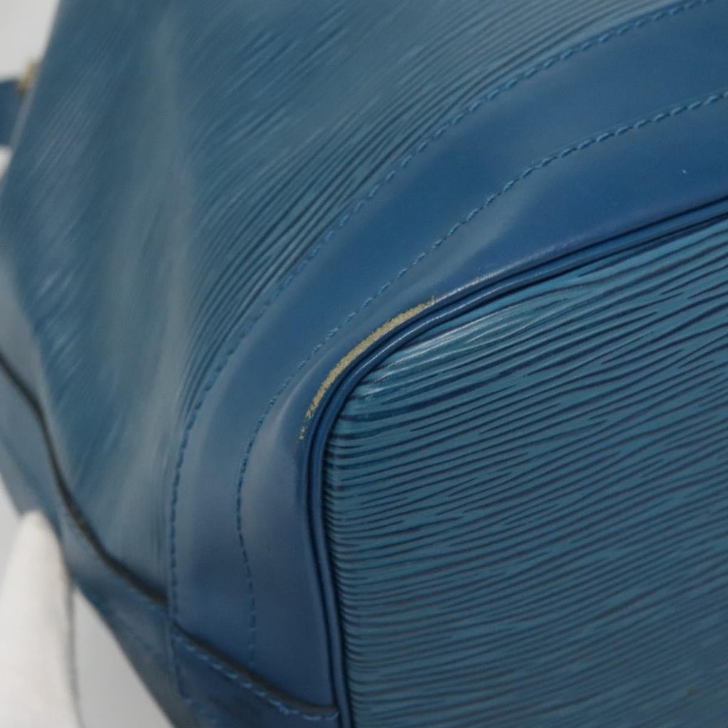 Louis Vuitton Noe Handbag Epi Leather Blue Leather Bag (Pre-Owned)