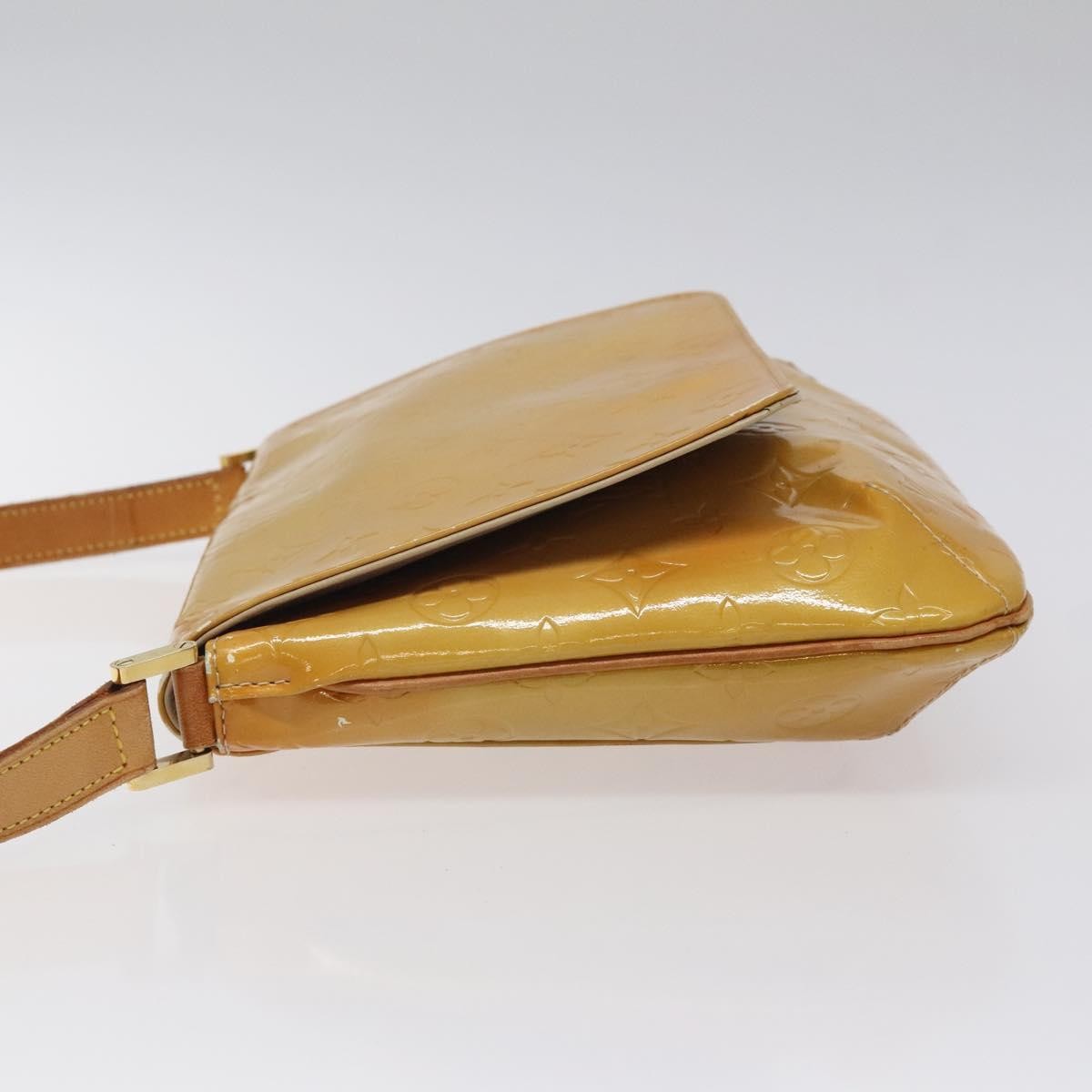 Louis Vuitton Thompson Street Handbag Monogram Vernis Beige Patent_Leather Bag (Pre-Owned)