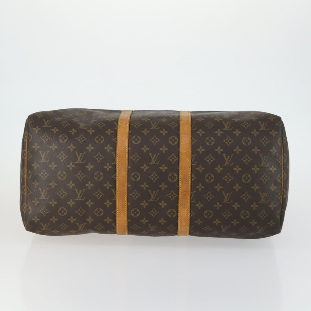 Louis Vuitton Keepall Bag Monogram Canvas Brown Canvas Travel Bag Bag (Pre-Owned)