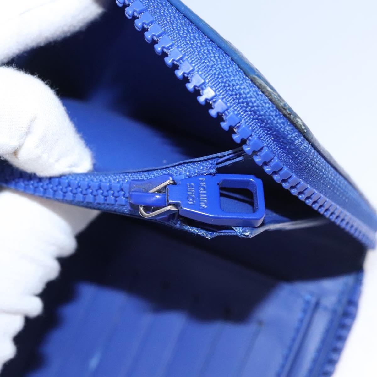 Louis Vuitton Portefeuille Zippy Monogramme Empreinte Monogramme Empreinte Blue Leather Wallets Accessory (Pre-Owned)