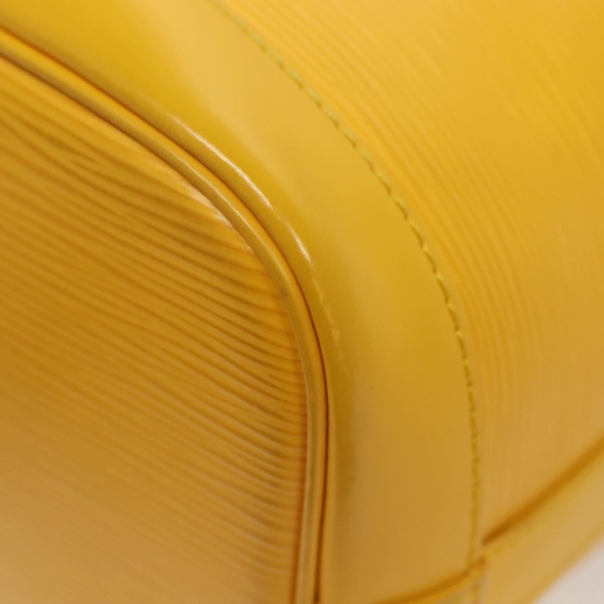Louis Vuitton Noe Handbag Epi Leather Yellow Leather Bag (Pre-Owned)