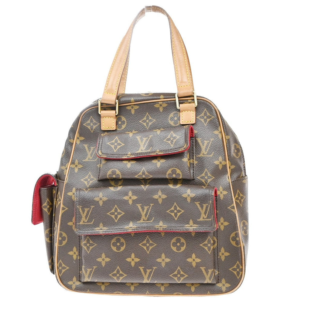 Louis Vuitton Excentri-Cite Handbag Monogram Canvas Brown Canvas Handbag (Pre-Owned)
