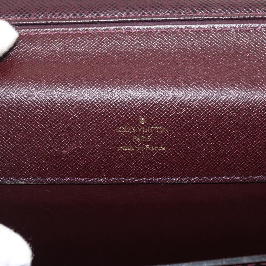 Louis Vuitton Pilot Briefcase Taiga Leather Brown Leather Briefcase Bag (Pre-Owned)