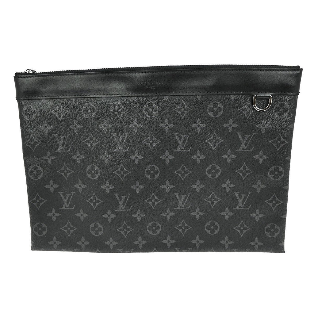 Louis Vuitton Discovery Pochette Monogram Eclipse Canvas Black Canvas Clutche & Pouche Bag (Pre-Owned)