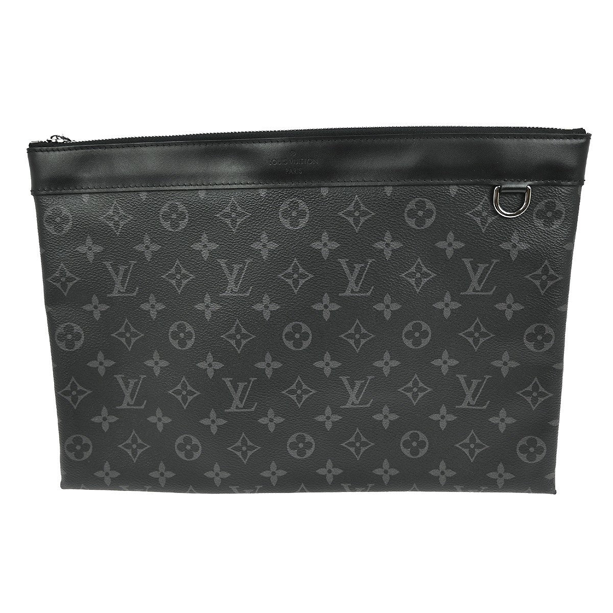 Louis Vuitton Discovery Pochette Monogram Eclipse Canvas Black Canvas Clutche & Pouche Bag (Pre-Owned)