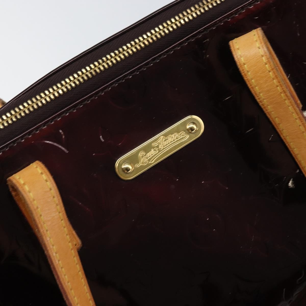 Louis Vuitton Bellevue Handbag Monogram Vernis Brown Patent_Leather Tote Bag Bag (Pre-Owned)