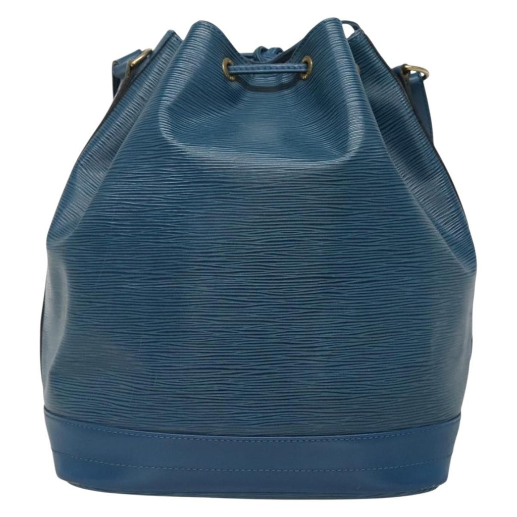 Louis Vuitton Noe Handbag Epi Leather Blue Leather Bag (Pre-Owned)