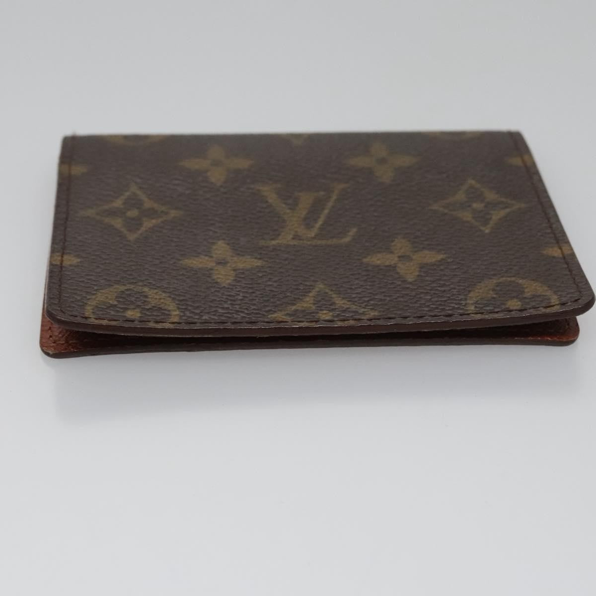 Louis Vuitton Vertical Id Card Holder Canvas Brown Canvas Card Holders Accessory (Pre-Owned)