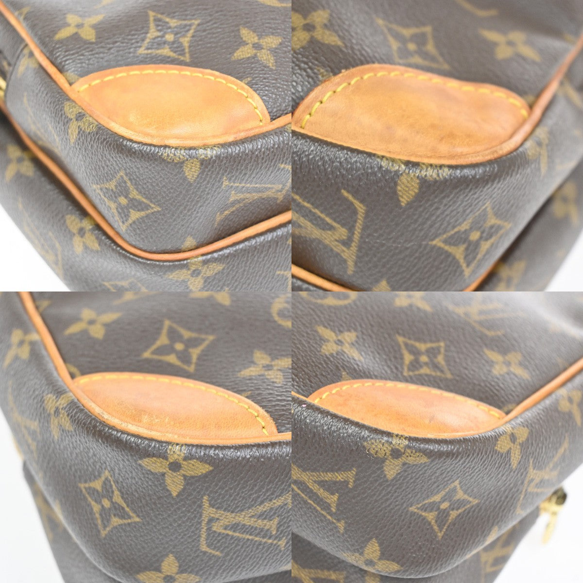 Louis Vuitton Amazone Bag Monogram Canvas Brown Canvas Shoulder Bag Bag (Pre-Owned)