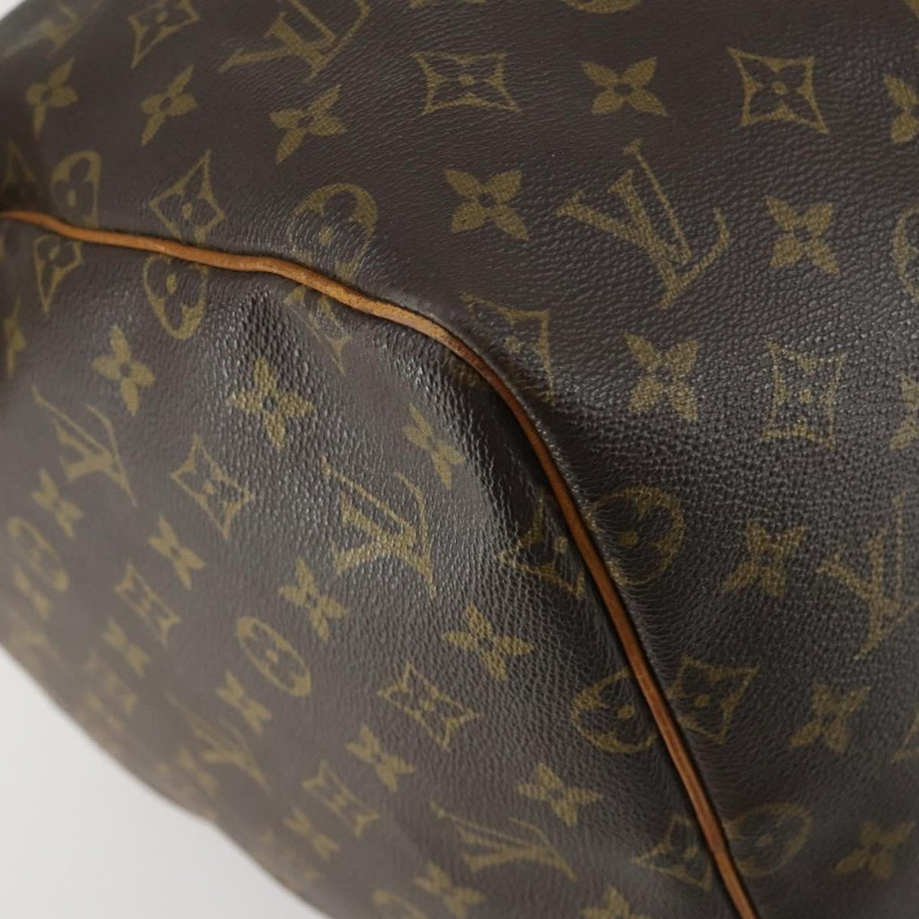 Louis Vuitton Keepall Bag Monogram Canvas Brown Canvas Travel Bag Bag (Pre-Owned)