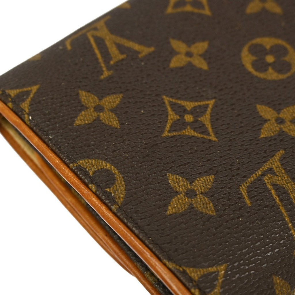 Louis Vuitton Twin Handbag Monogram Canvas Brown Canvas Clutche & Pouche Bag (Pre-Owned)