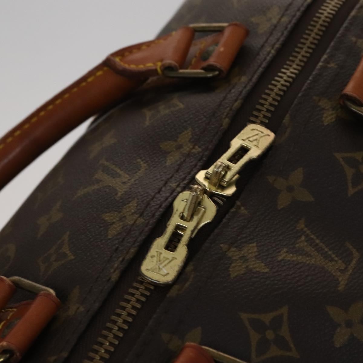 Louis Vuitton Keepall Bandouliere Bag Monogram Canvas Brown Canvas Bag (Pre-Owned)