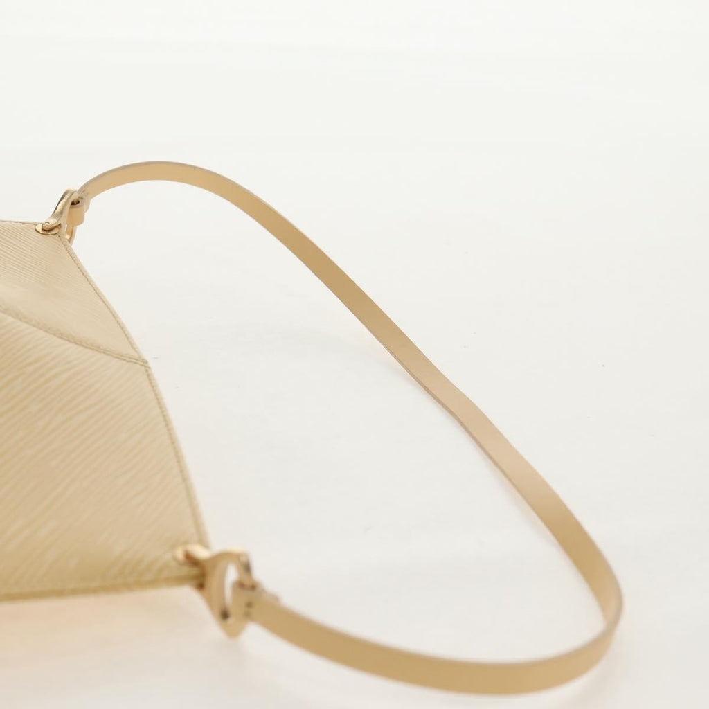 Louis Vuitton Demi Lune Pochette Epi Leather Beige Leather Clutche & Pouche Bag (Pre-Owned)