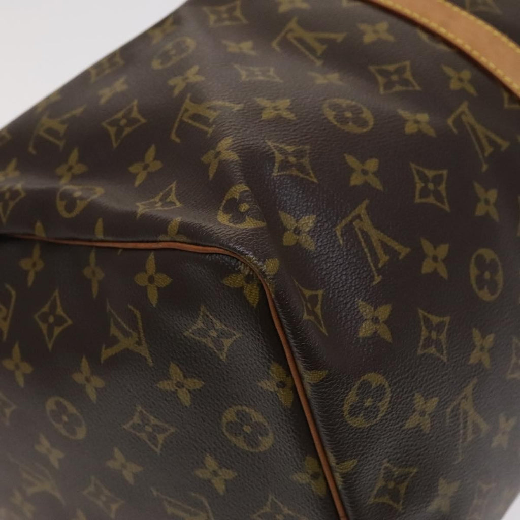 Louis Vuitton Keepall Bag Monogram Canvas Brown Canvas Bag (Pre-Owned)