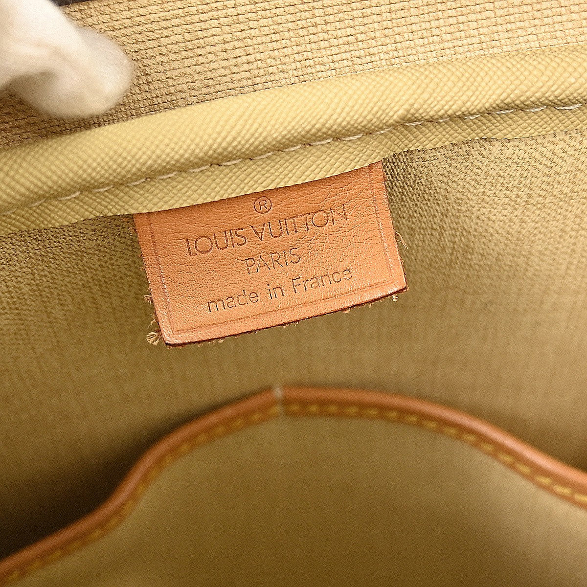 Louis Vuitton Deauville Handbag Monogram Canvas Brown Canvas Handbag (Pre-Owned)