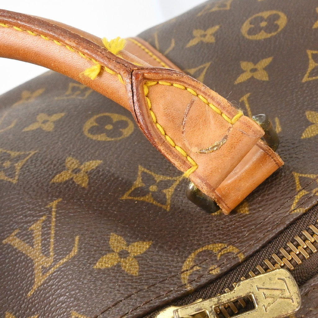 Louis Vuitton Keepall Bandouliere Bag Monogram Canvas Brown Canvas Travel Bag Bag (Pre-Owned)