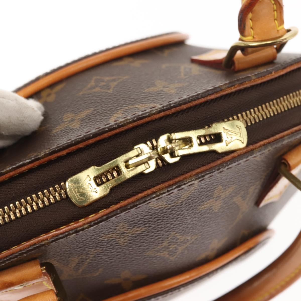 Louis Vuitton Ellipse Bag Monogram Canvas Brown Canvas Handbag (Pre-Owned)
