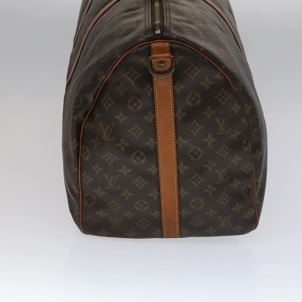 Louis Vuitton Keepall Bandouliere Bag Monogram Canvas Brown Canvas Bag (Pre-Owned)