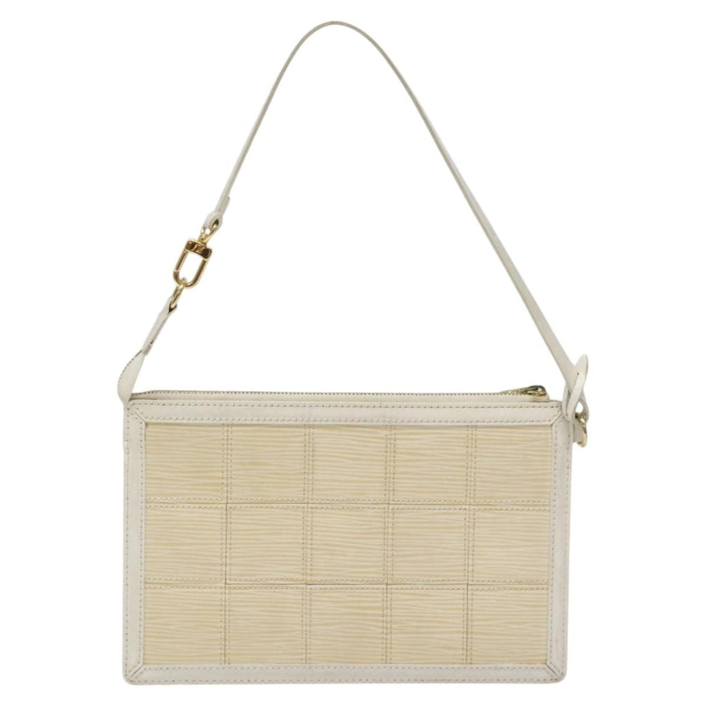 Louis Vuitton Delmonico Pochette Stretch Epi Leather Ecru Leather Clutche & Pouche Bag (Pre-Owned)