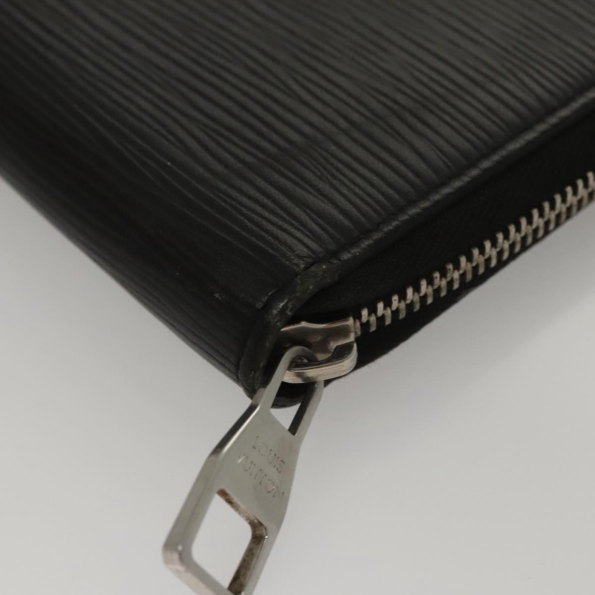 Louis Vuitton Zippy Organizer Epi Leather Black Leather Wallets Accessory (Pre-Owned)