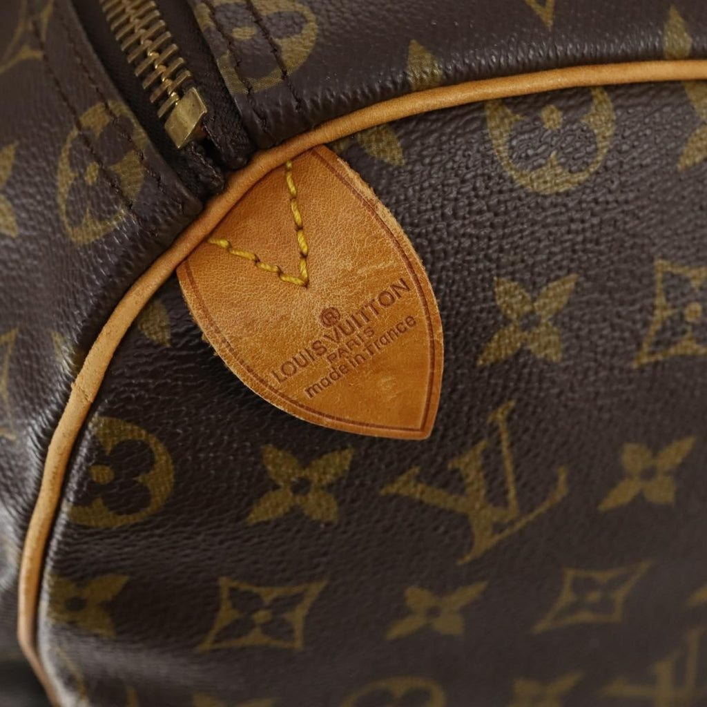 Louis Vuitton Keepall Bag Monogram Canvas Brown Canvas Travel Bag Bag (Pre-Owned)