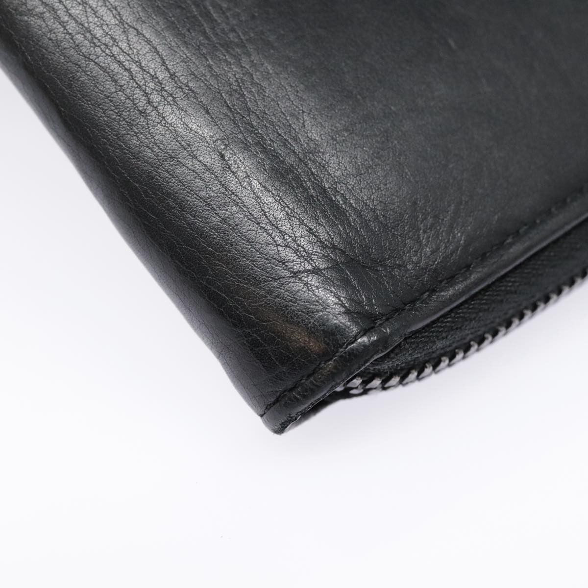 Louis Vuitton Zippy Wallet Vertical Monogram Shadow Leather Black Leather Wallets Accessory (Pre-Owned)
