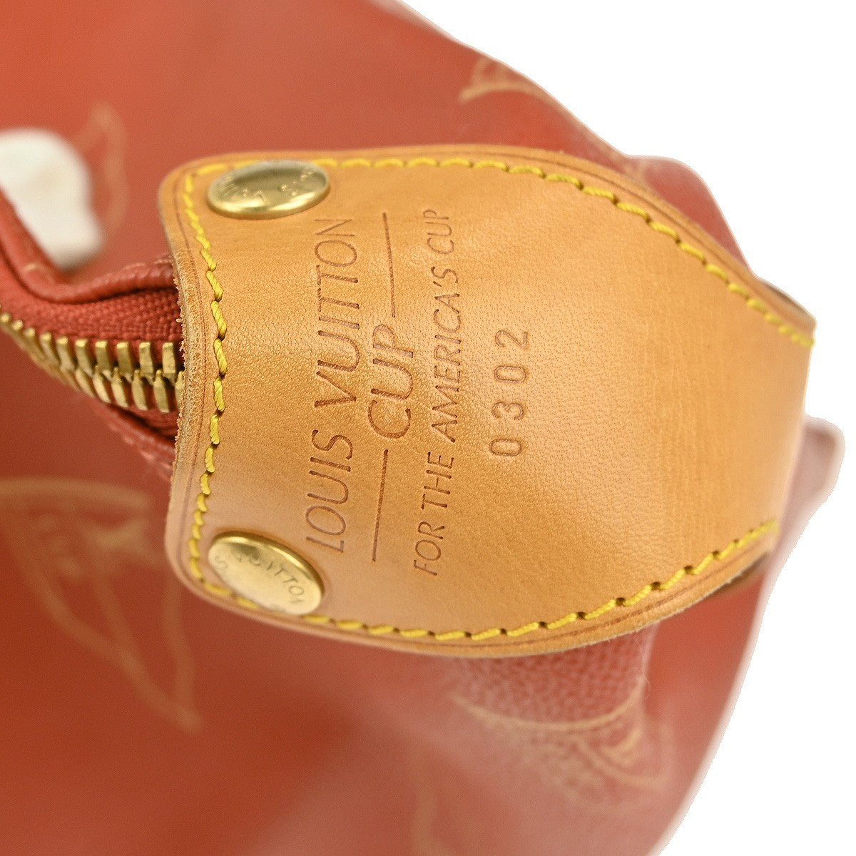 Louis Vuitton Cup Garment Cover Coated Canvas Red Canvas Travel Bag Bag (Pre-Owned)