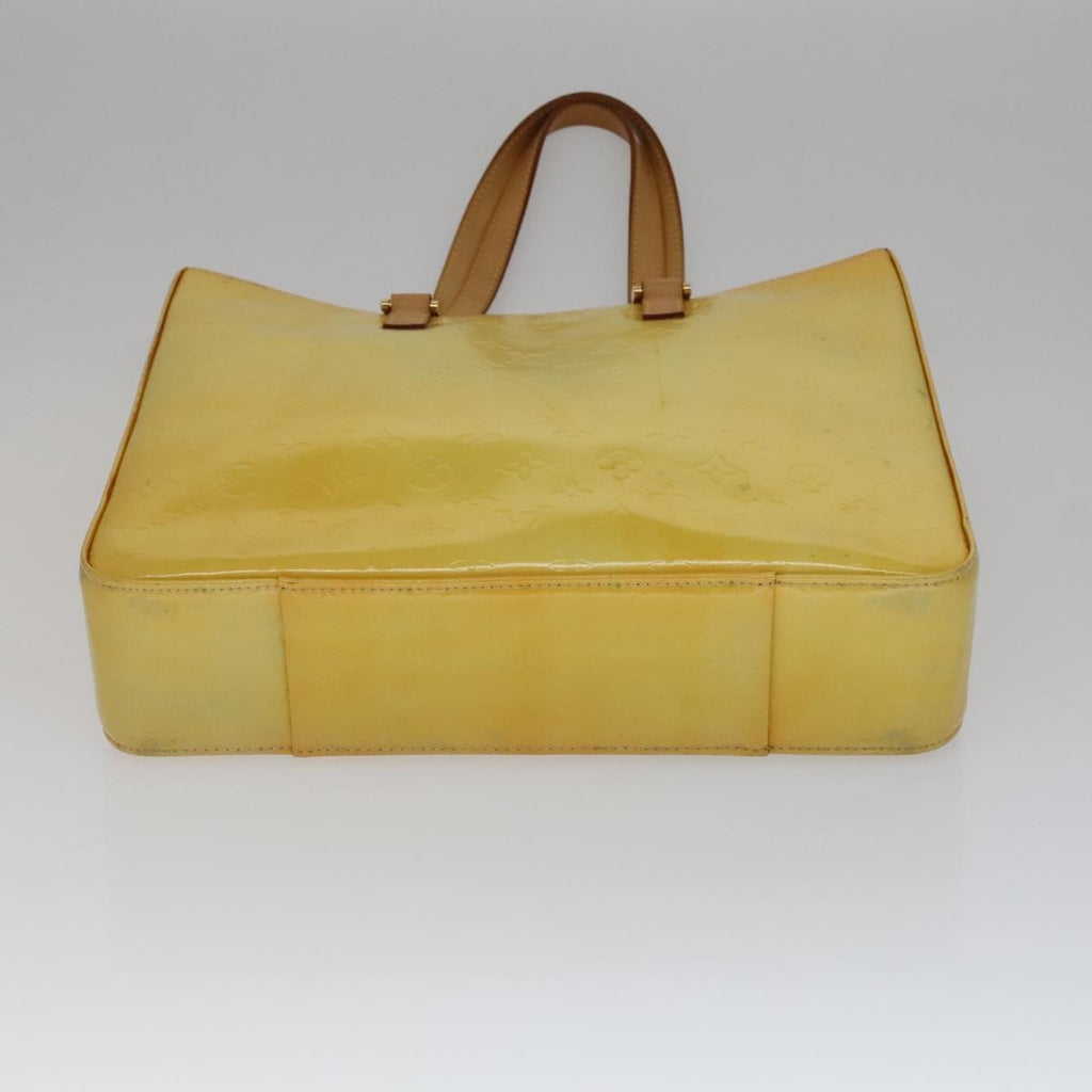 Louis Vuitton Columbus Handbag Monogram Vernis Yellow Patent_Leather Bag (Pre-Owned)