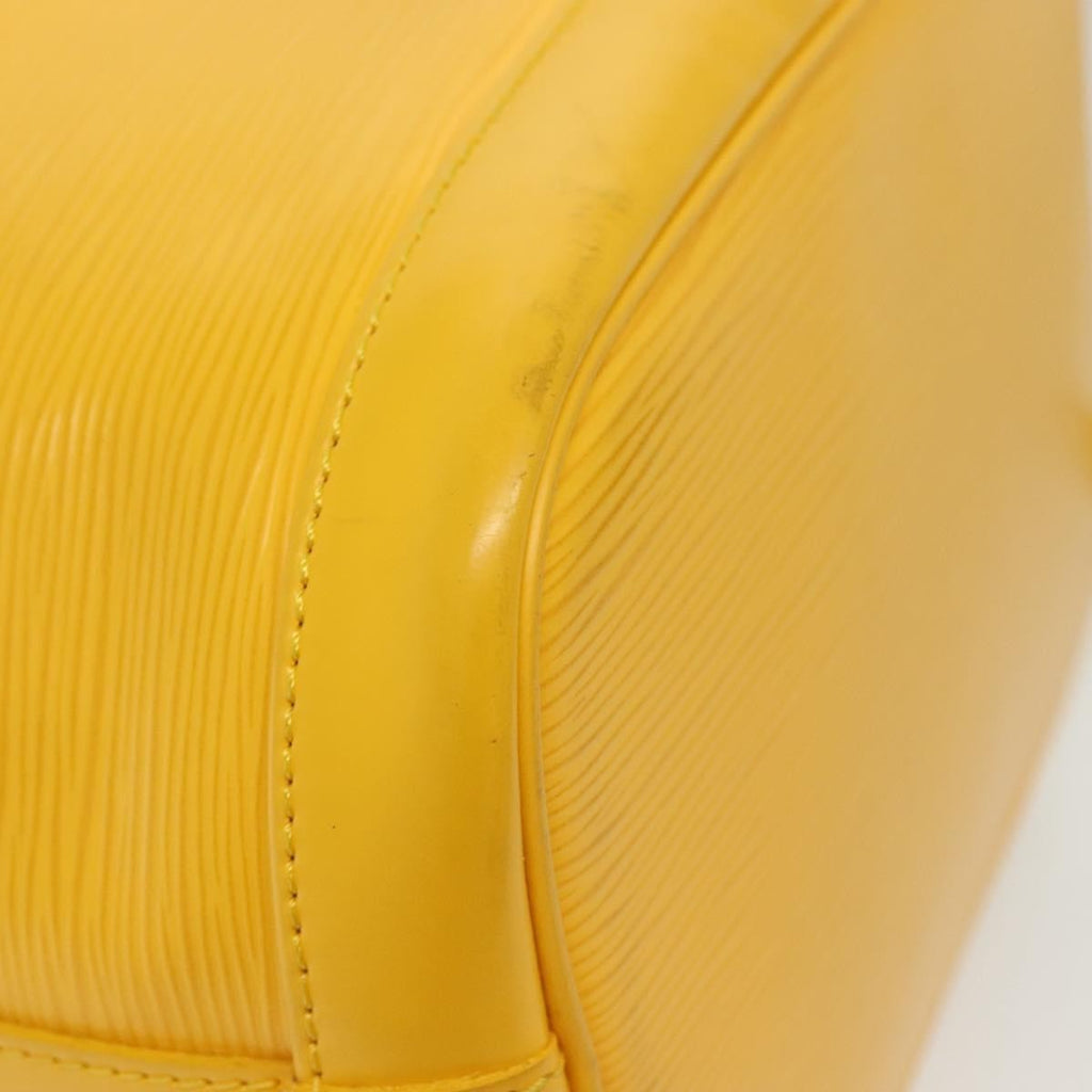 Louis Vuitton Noe Handbag Epi Leather Yellow Leather Bag (Pre-Owned)