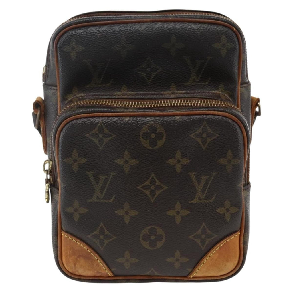 Louis Vuitton Amazone Bag Monogram Canvas Brown Canvas Shoulder Bag Bag (Pre-Owned)