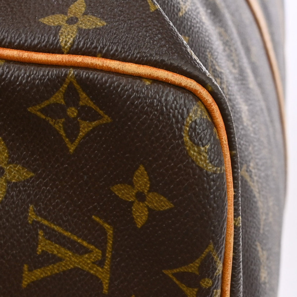 Louis Vuitton Keepall Bag Monogram Canvas Brown Canvas Travel Bag Bag (Pre-Owned)