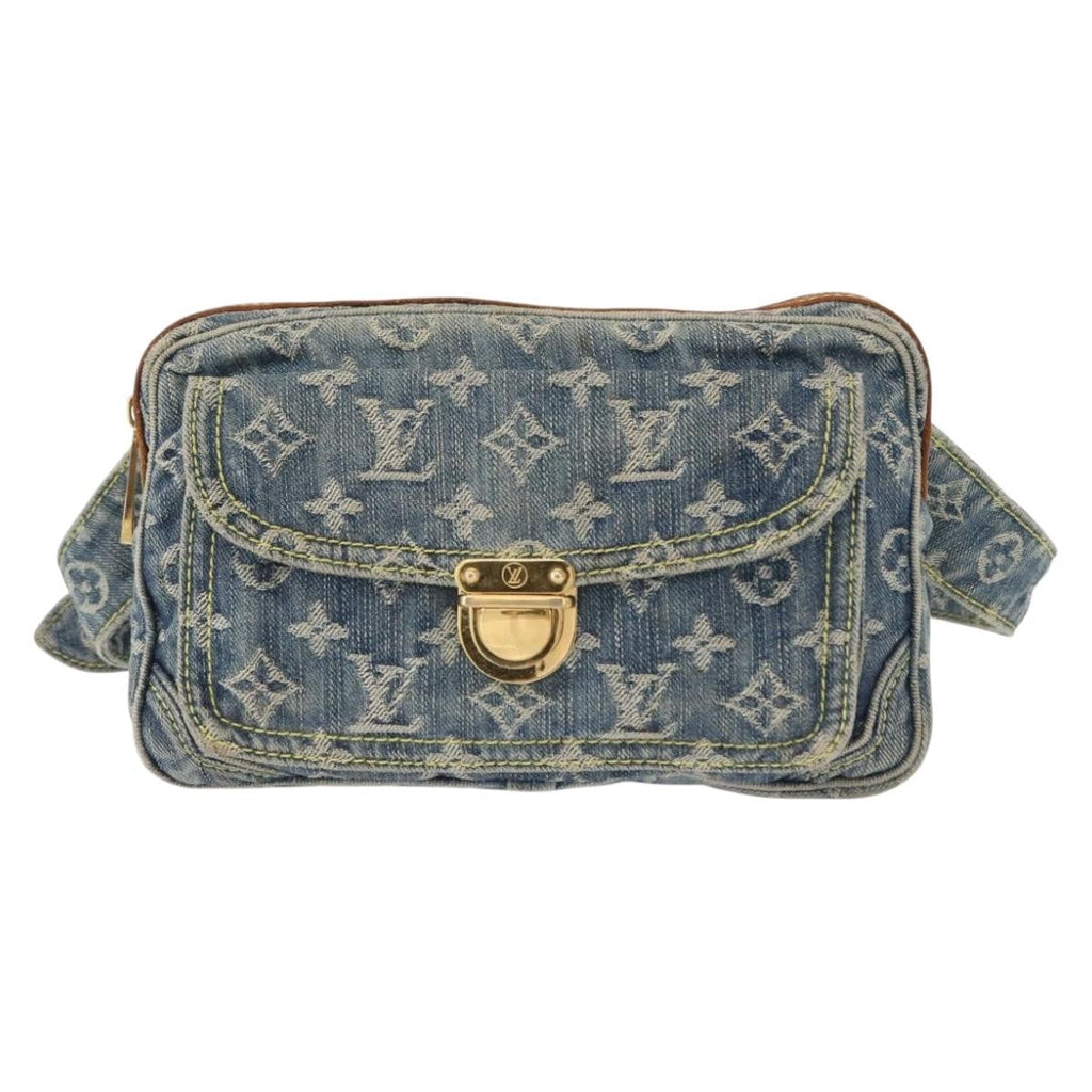 Louis Vuitton Bum Bag Denim Blue Denim_Jeans Shoulder Bag Bag (Pre-Owned)