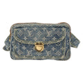 Louis Vuitton Bum Bag Denim Blue Denim_Jeans Shoulder Bag Bag (Pre-Owned)