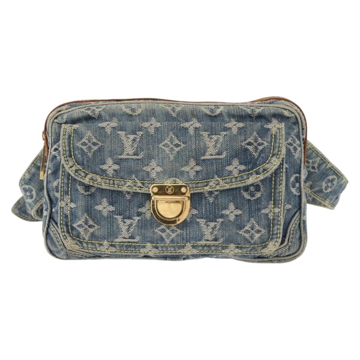 Louis Vuitton Bum Bag Denim Blue Denim_Jeans Shoulder Bag Bag (Pre-Owned)