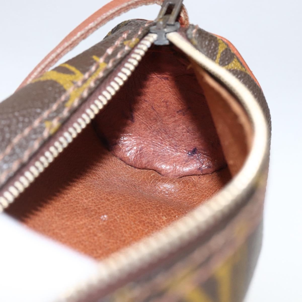 Louis Vuitton Papillon Pochette Monogram Canvas Brown Canvas Clutche & Pouche Bag (Pre-Owned)