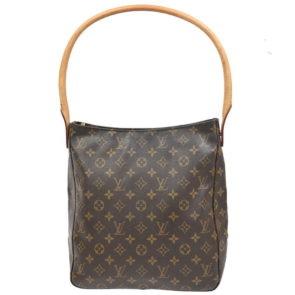 Louis Vuitton Monogram Looping Handbag Monogram Canvas Brown Canvas Shoulder Bag Bag (Pre-Owned)