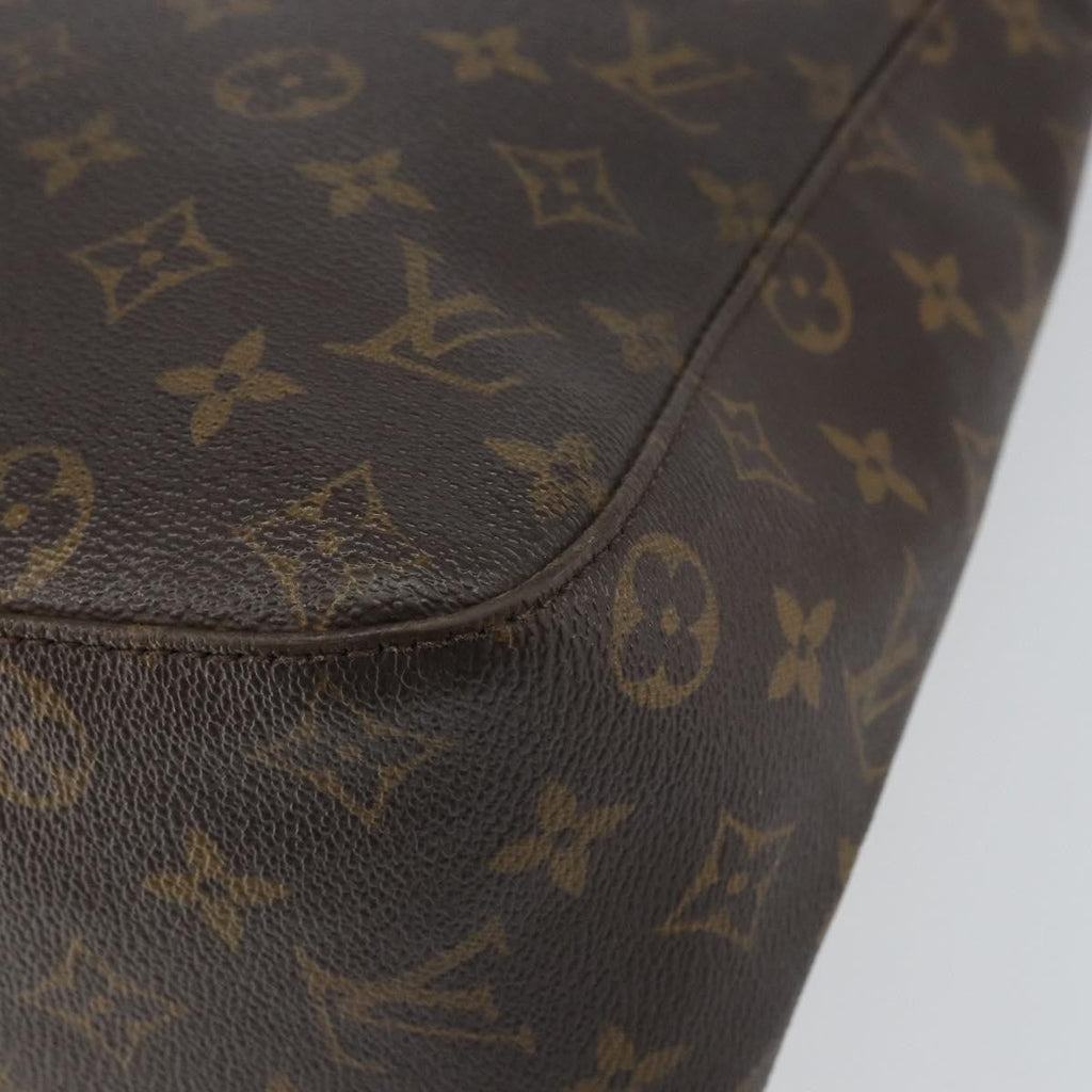 Louis Vuitton Monogram Looping Handbag Monogram Canvas Brown Canvas Shoulder Bag Bag (Pre-Owned)